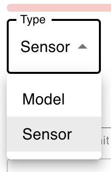 SQL Sensor type selection